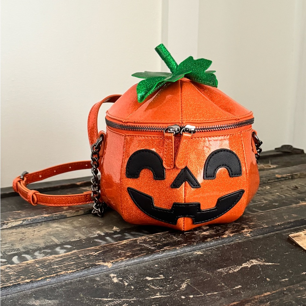 Pumpkin Orange Halloween Crossbody Bag